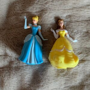 Blue and Yellow Princess Figurines